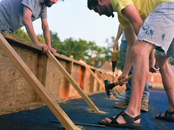 Building the new courts